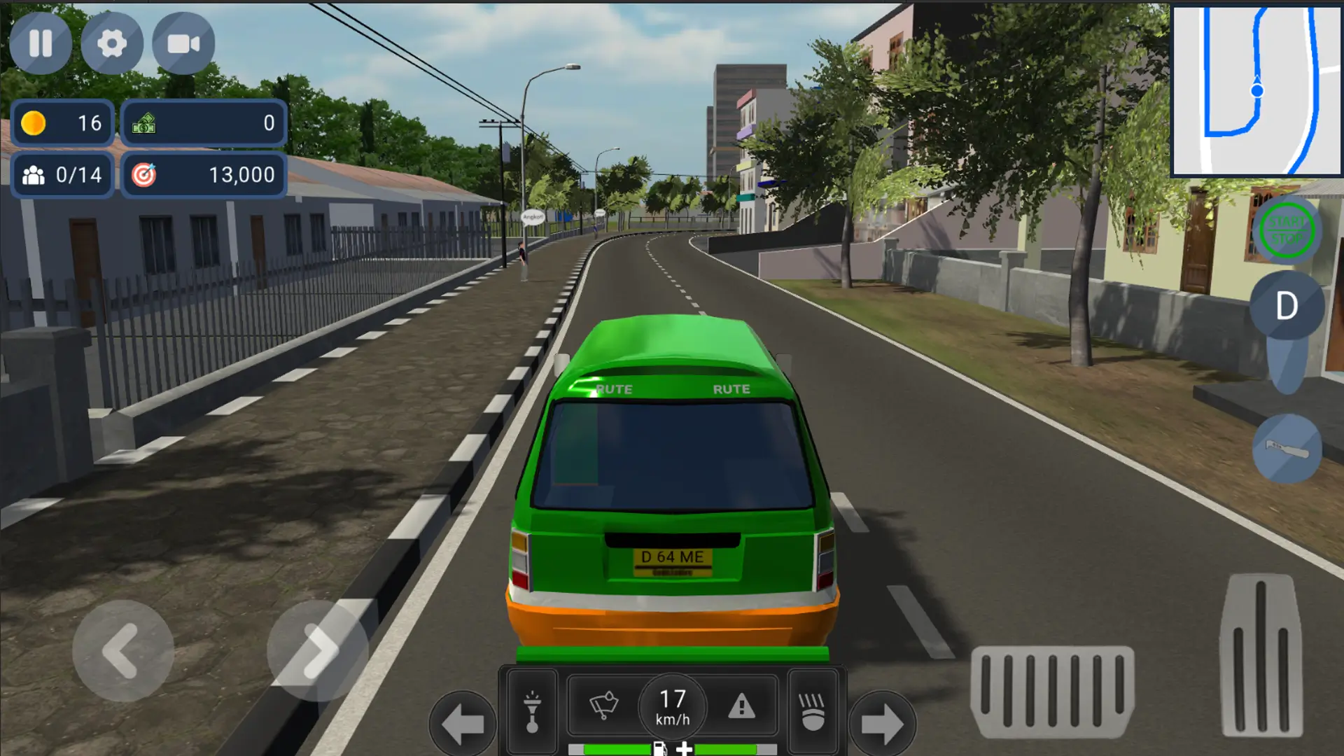 Penumpang Angkot d Game